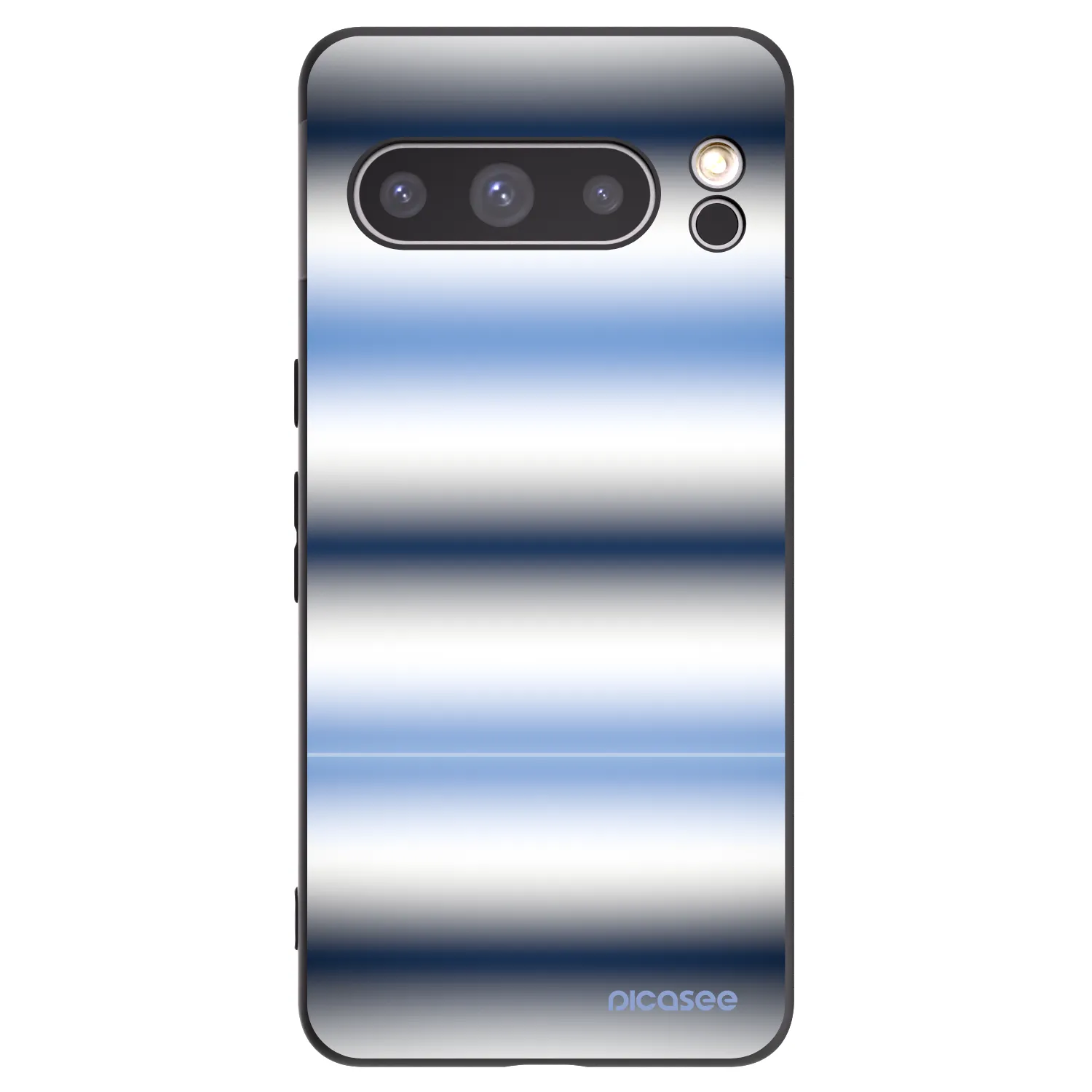 Picasee fekete szilikon tok az alábbi mobiltelefonokra Google Pixel 8 Pro - Static Lines