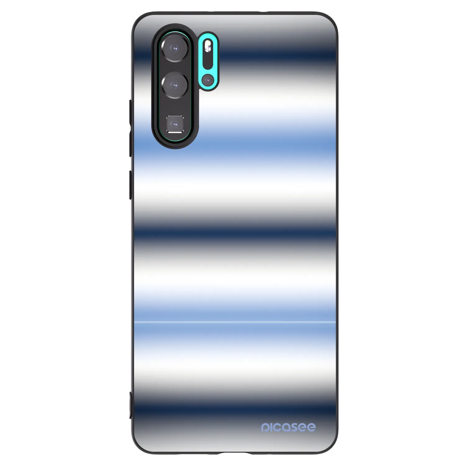 Picasee fekete szilikon tok az alábbi mobiltelefonokra Huawei P30 Pro - Static Lines