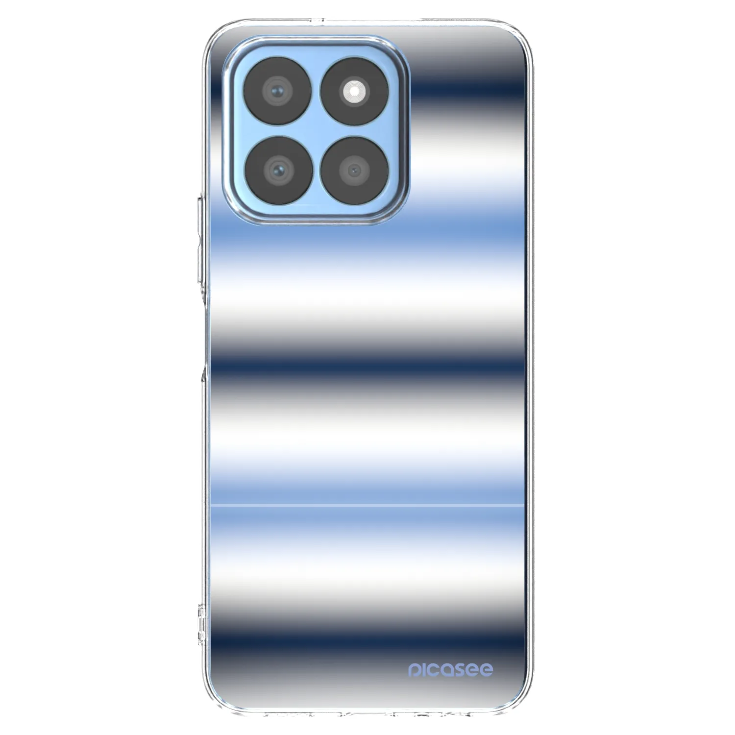 Picasee átlátszó szilikon tok az alábbi mobiltelefonokra Honor X8c - Static Lines