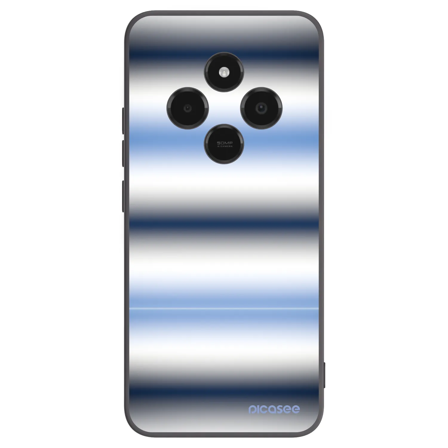 Picasee fekete szilikon tok az alábbi mobiltelefonokra Xiaomi Poco C75 - Static Lines