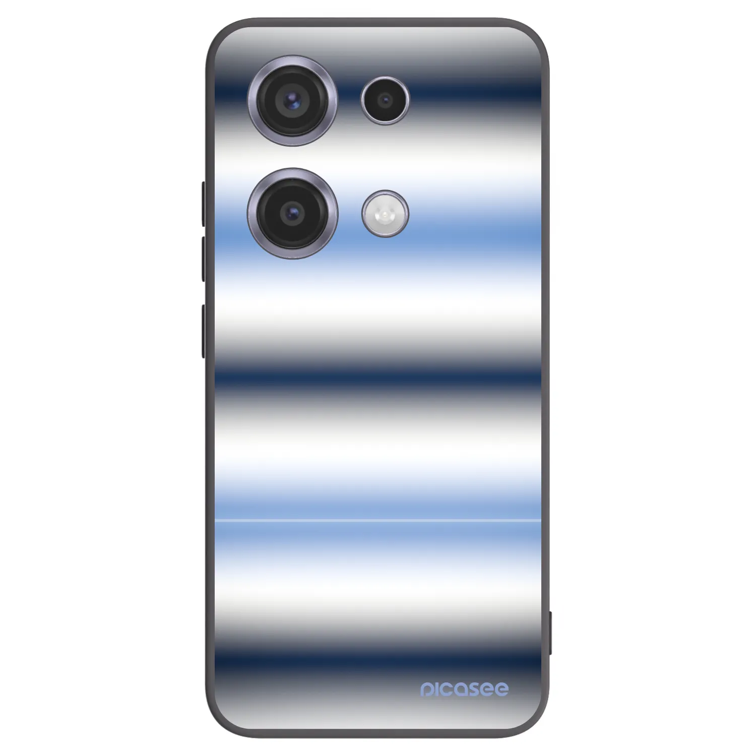 Picasee fekete szilikon tok az alábbi mobiltelefonokra Xiaomi Redmi Note 14S - Static Lines