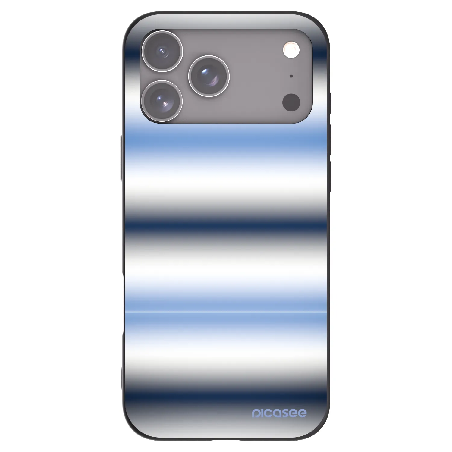 Picasee fekete szilikon tok az alábbi mobiltelefonokra Apple iPhone 17 Pro Max - Static Lines