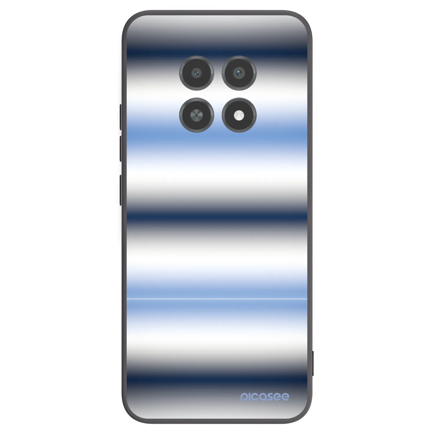 Picasee fekete szilikon tok az alábbi mobiltelefonokra Realme 12X - Static Lines