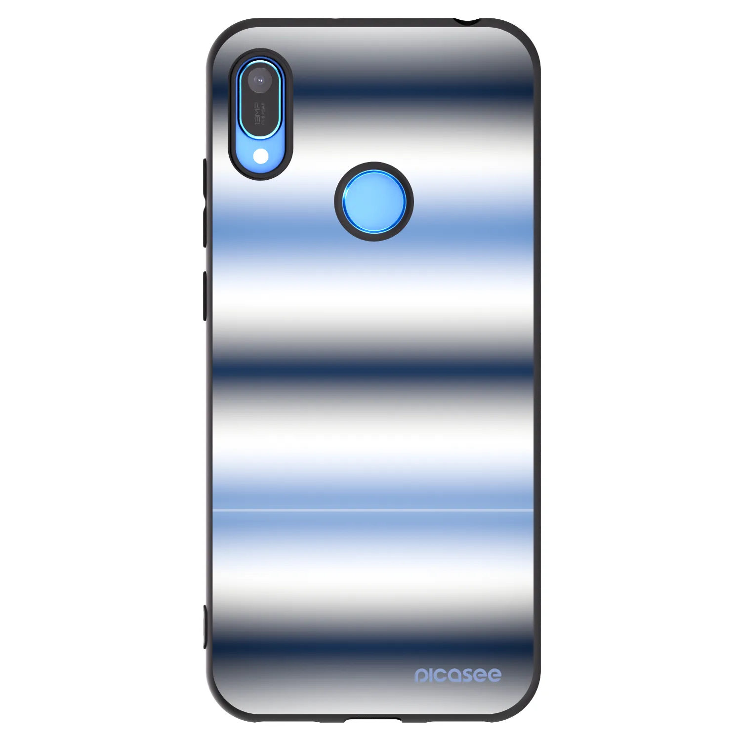 Picasee fekete szilikon tok az alábbi mobiltelefonokra Huawei Y6 2019 - Static Lines