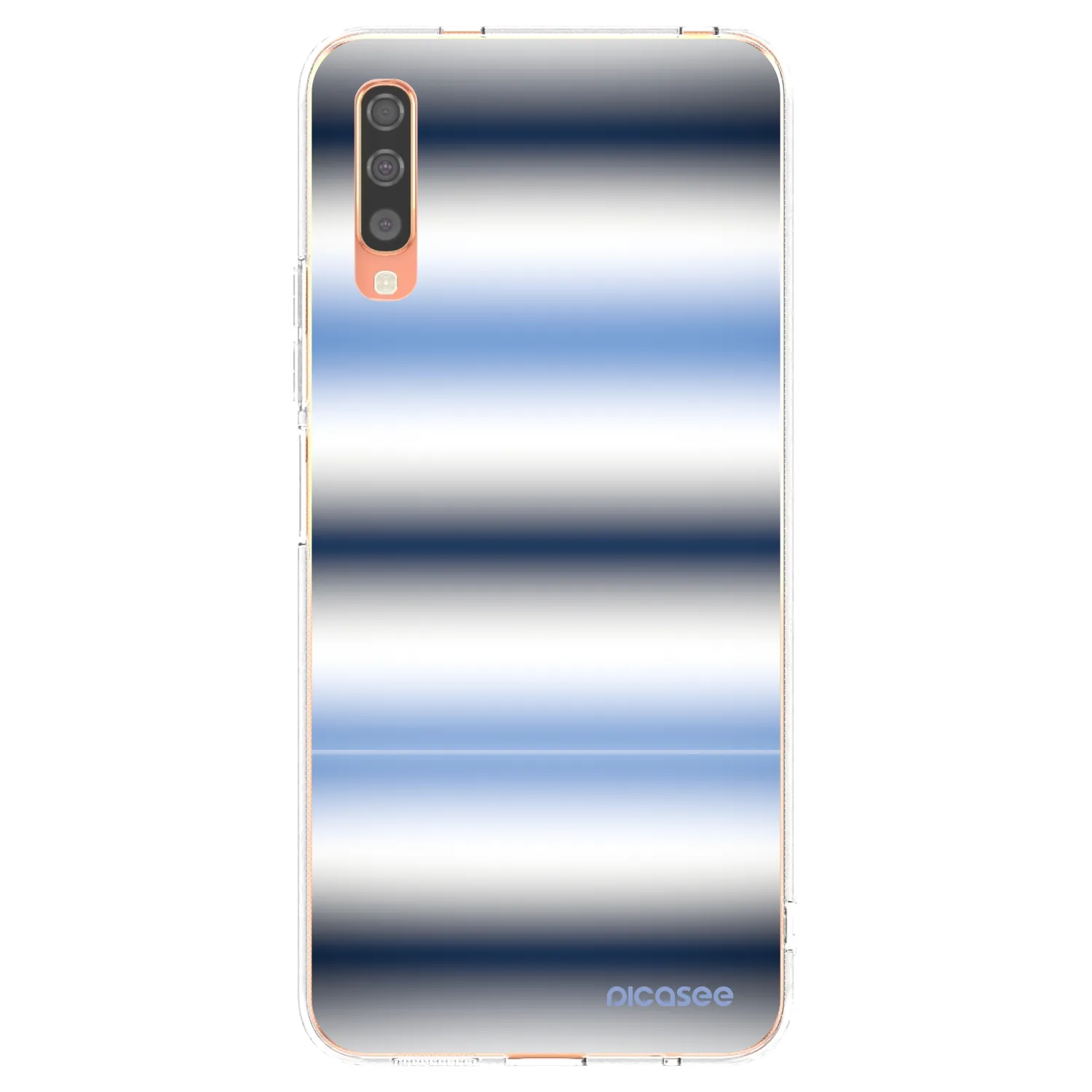 Picasee átlátszó szilikon tok az alábbi mobiltelefonokra Samsung Galaxy A70 A705F - Static Lines