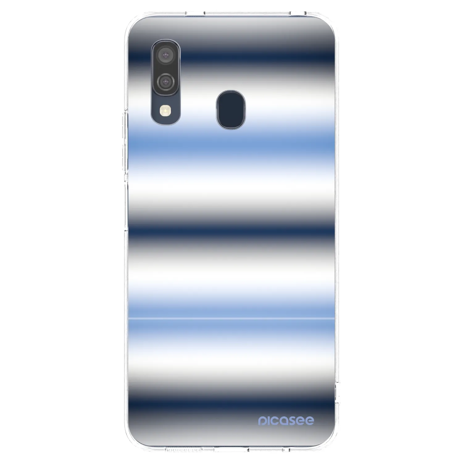 Picasee átlátszó szilikon tok az alábbi mobiltelefonokra Samsung Galaxy A40 A405F - Static Lines