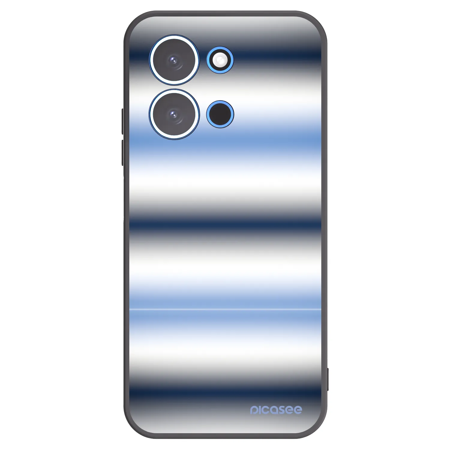 Picasee fekete szilikon tok az alábbi mobiltelefonokra Xiaomi Redmi 15C 4G - Static Lines