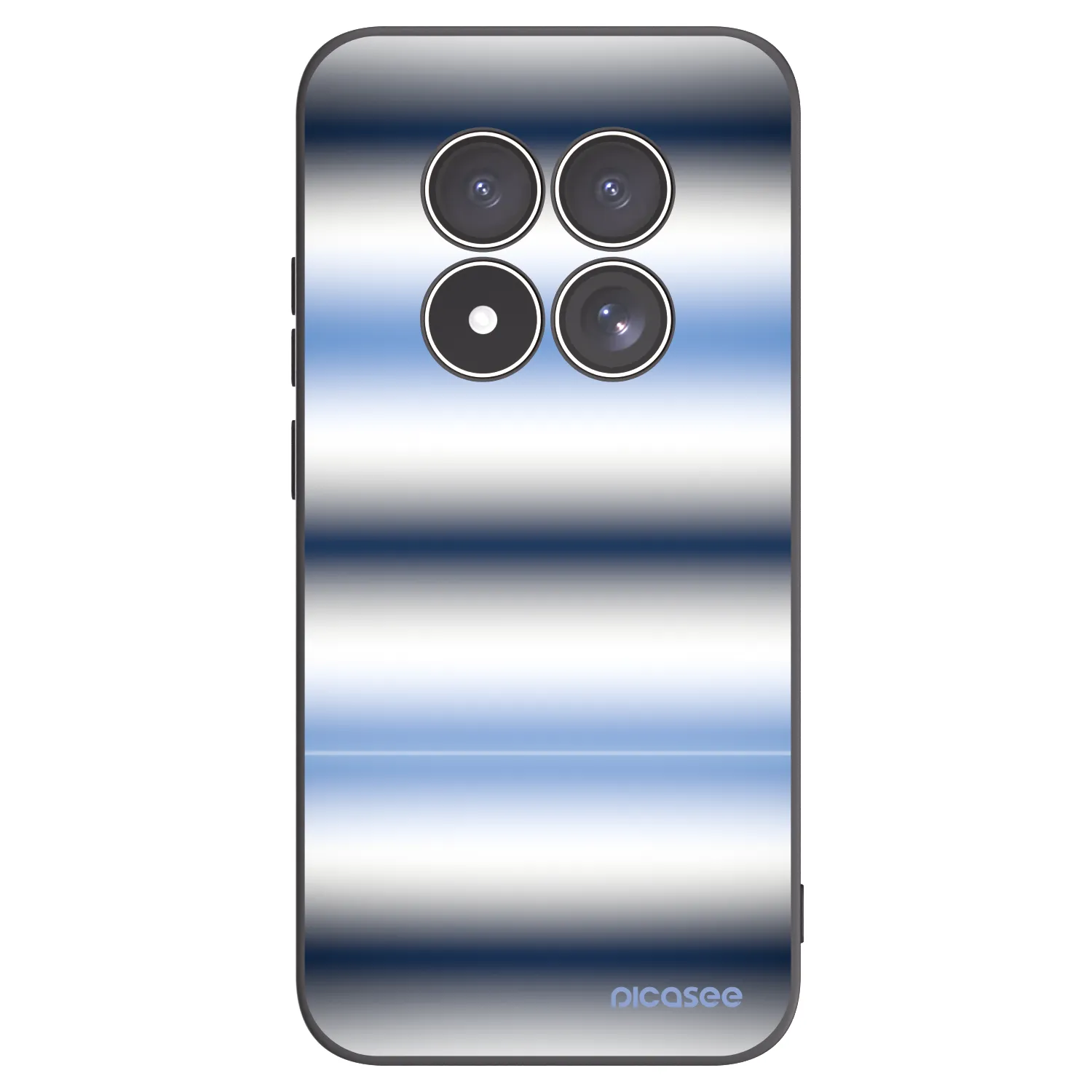 Picasee fekete szilikon tok az alábbi mobiltelefonokra Xiaomi Redmi Note 15 Pro 4G - Static Lines