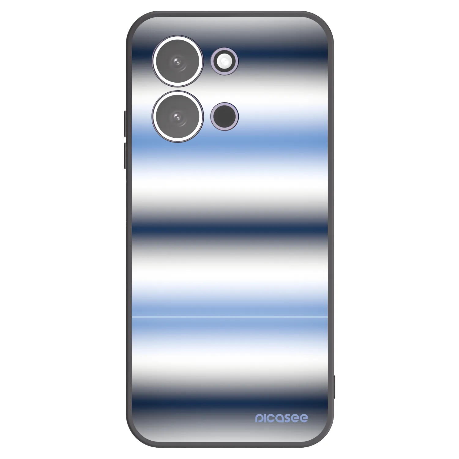 Picasee fekete szilikon tok az alábbi mobiltelefonokra Xiaomi Redmi 15C 5G - Static Lines