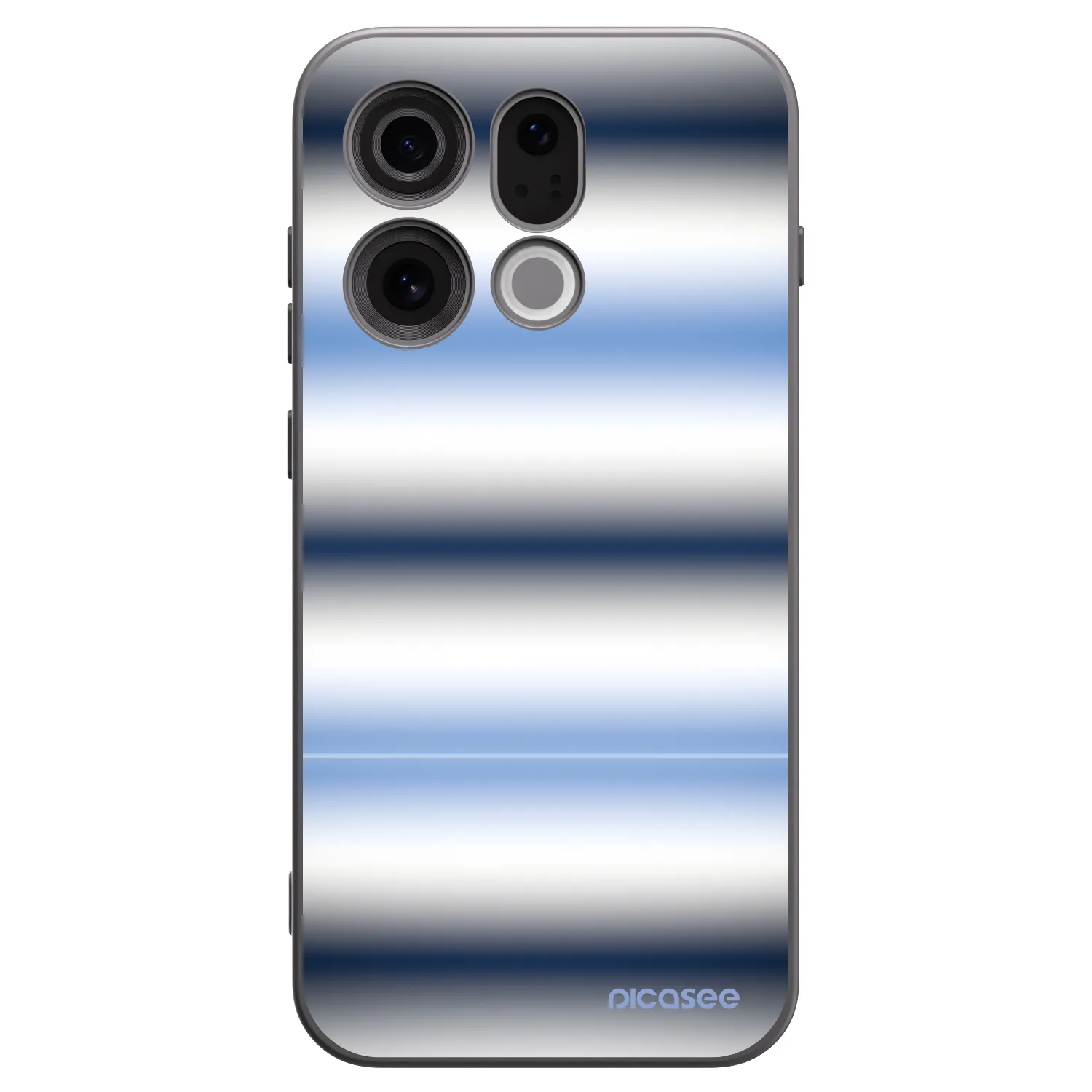 Picasee fekete szilikon tok az alábbi mobiltelefonokra OPPO Find X9 - Static Lines