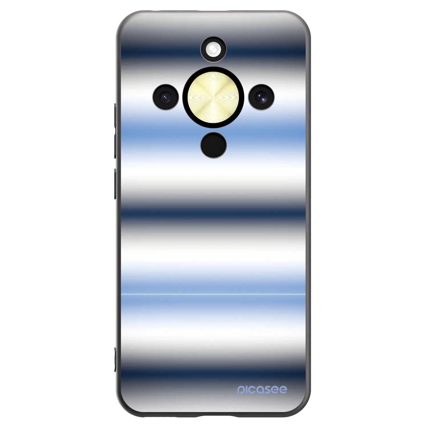 Picasee fekete szilikon tok az alábbi mobiltelefonokra Honor Magic8 Lite 5G - Static Lines