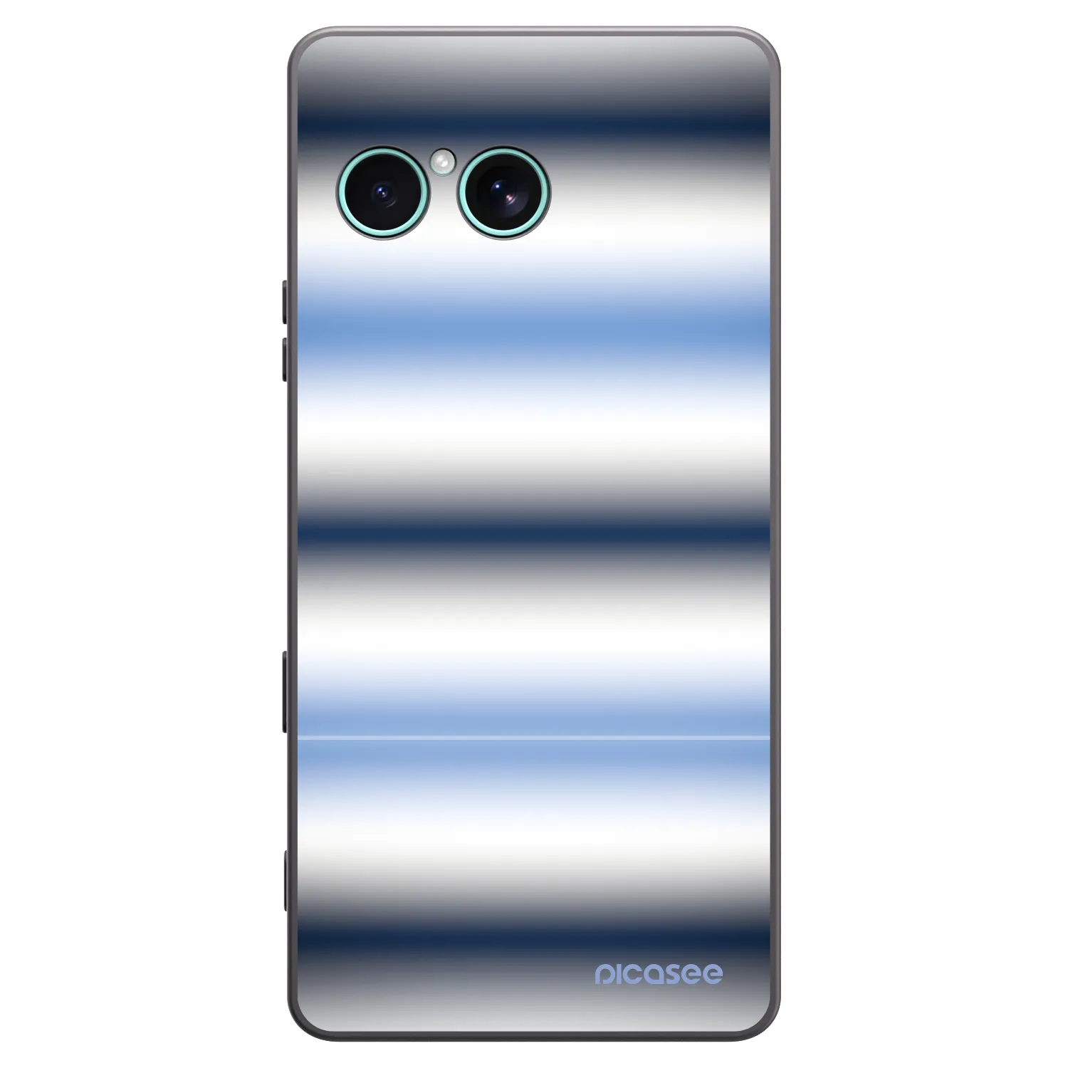 Picasee fekete szilikon tok az alábbi mobiltelefonokra Sony Xperia 10 VII - Static Lines
