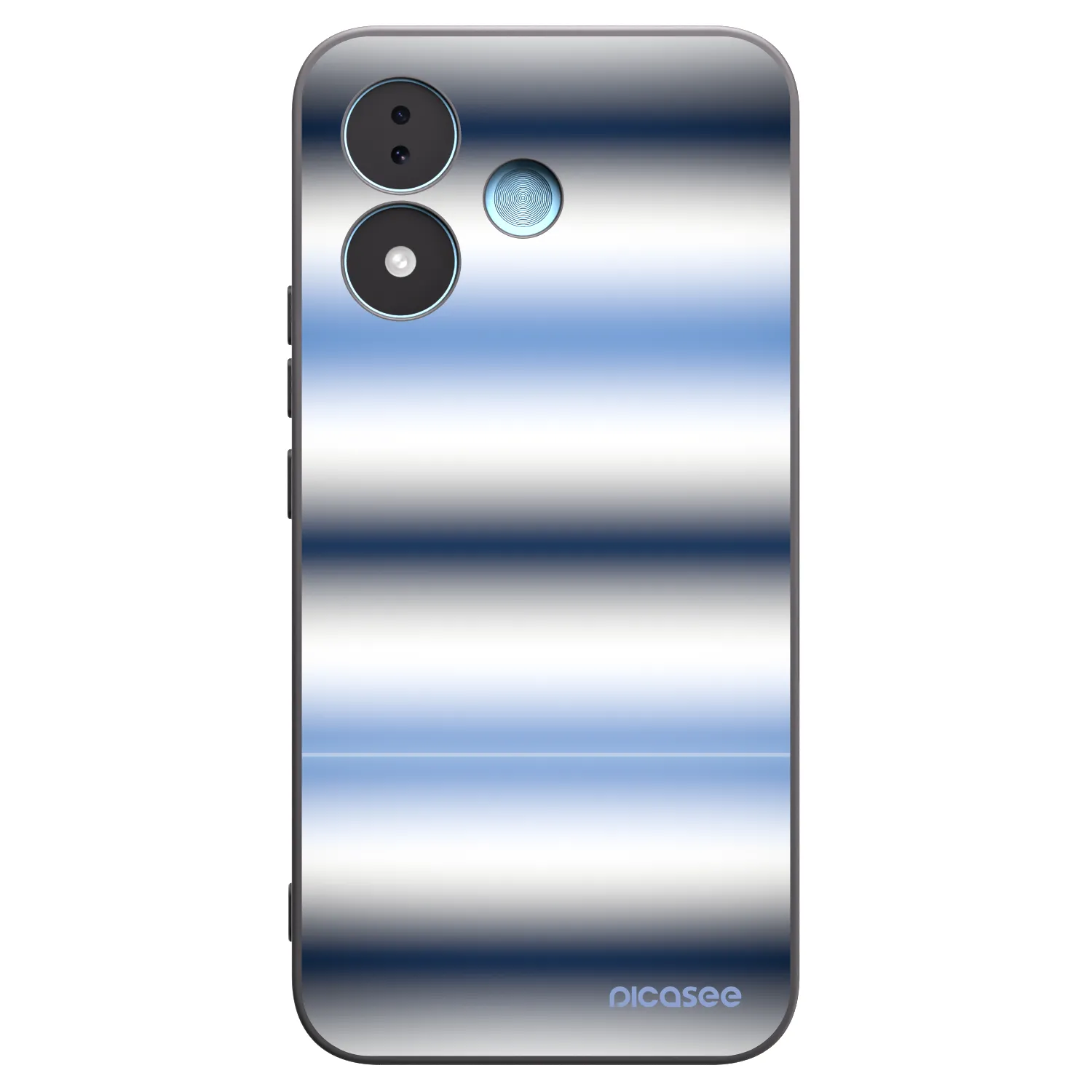 Picasee fekete szilikon tok az alábbi mobiltelefonokra Xiaomi Redmi Note 17 5G - Static Lines