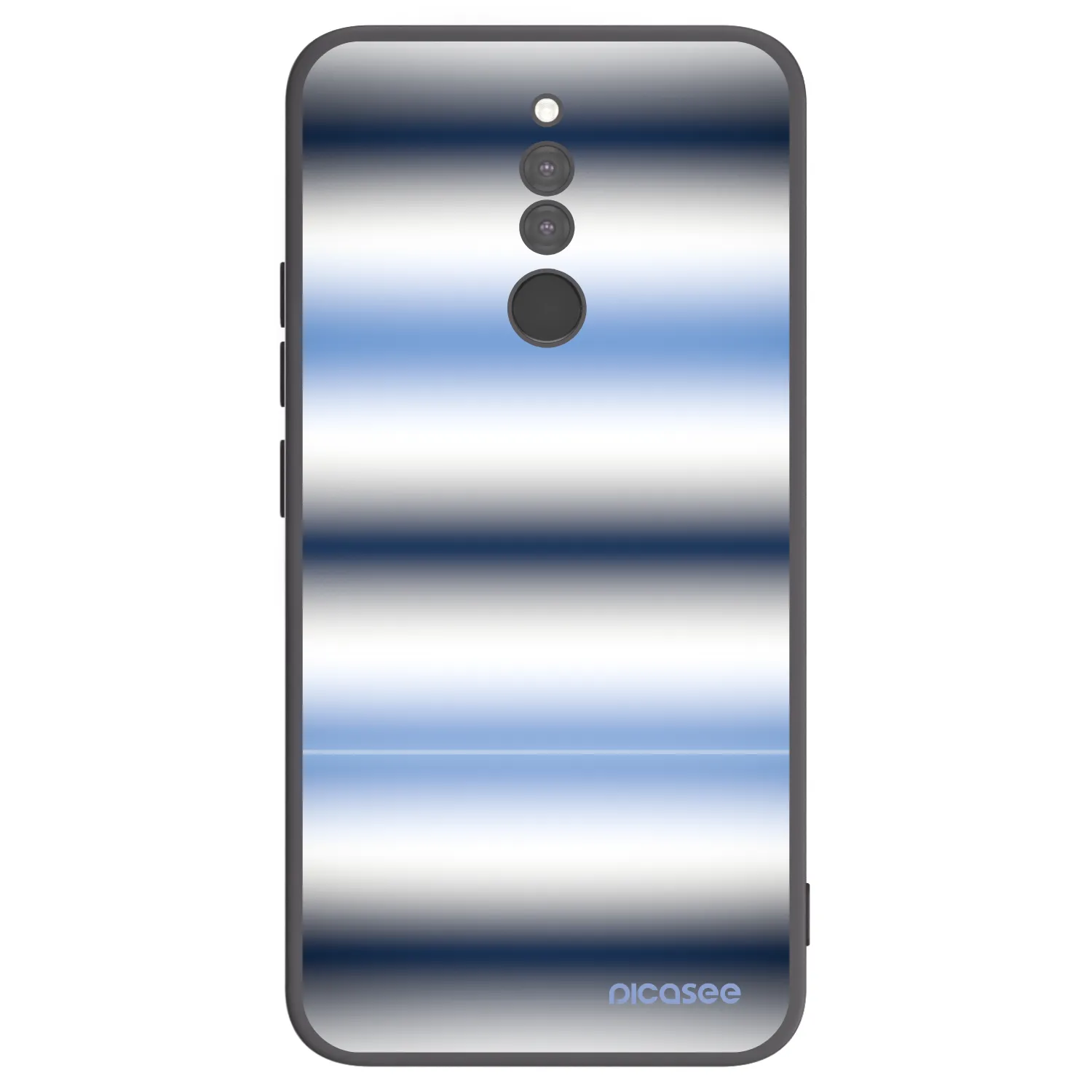 Picasee fekete szilikon tok az alábbi mobiltelefonokra Xiaomi Redmi 8 - Static Lines