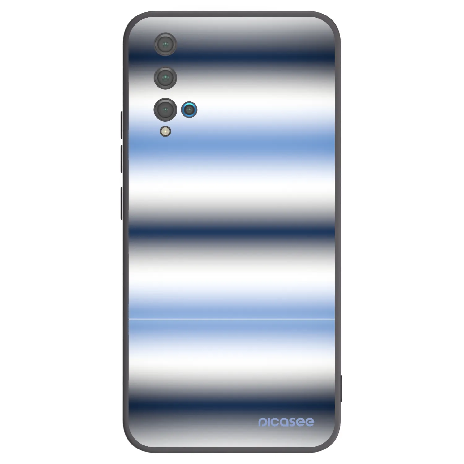 Picasee fekete szilikon tok az alábbi mobiltelefonokra Huawei Nova 5T - Static Lines