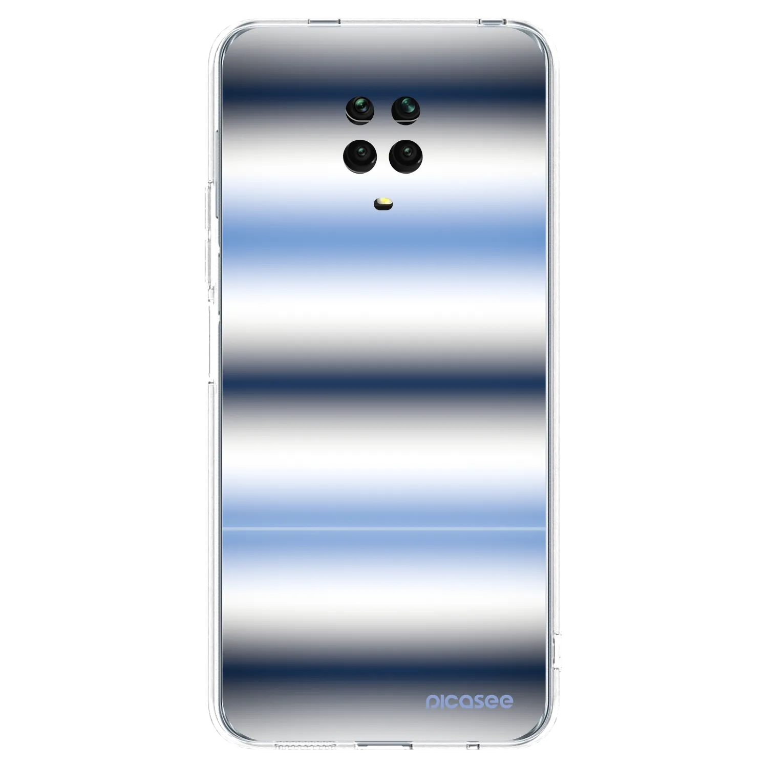 Picasee átlátszó szilikon tok az alábbi mobiltelefonokra Xiaomi Redmi Note 9 Pro - Static Lines