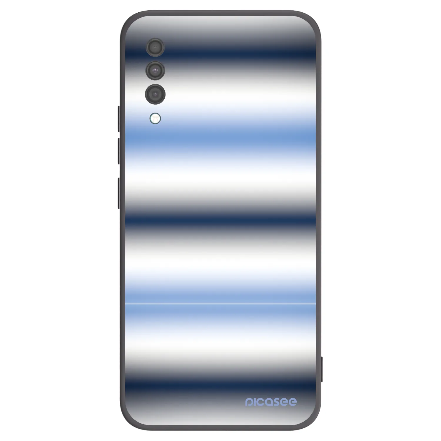 Picasee fekete szilikon tok az alábbi mobiltelefonokra Samsung Galaxy A30s A307F - Static Lines