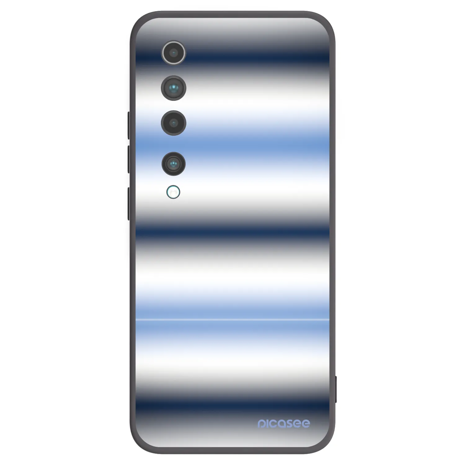 Picasee fekete szilikon tok az alábbi mobiltelefonokra Xiaomi Mi 10 - Static Lines