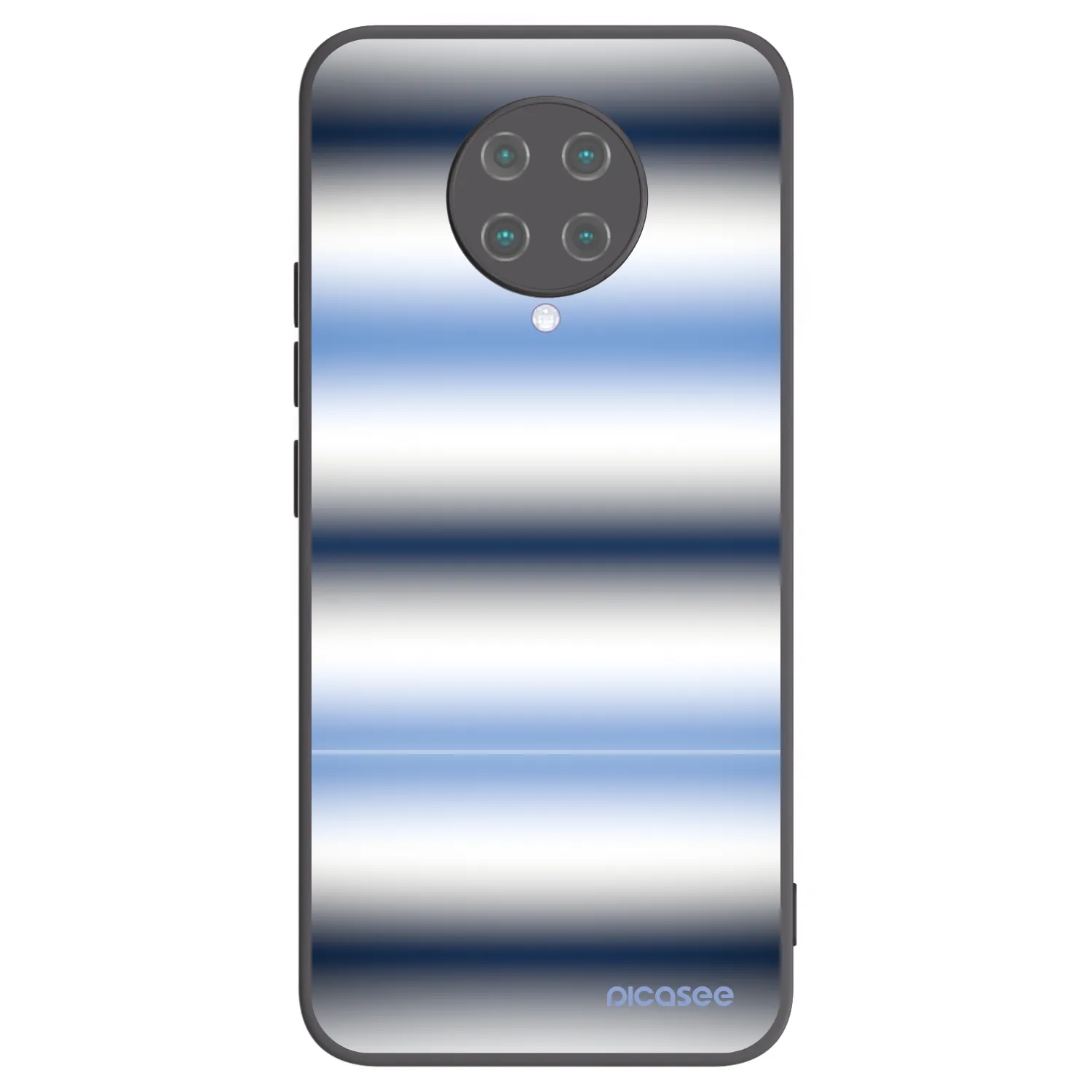 Picasee fekete szilikon tok az alábbi mobiltelefonokra Xiaomi Poco F2 Pro - Static Lines