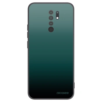 Picasee fekete szilikon tok az alábbi mobiltelefonokra Xiaomi Redmi 9 - Verdant Fade