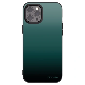 Picasee fekete szilikon tok az alábbi mobiltelefonokra Apple iPhone 12 Pro Max - Verdant Fade