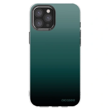 Picasee átlátszó szilikon tok az alábbi mobiltelefonokra Apple iPhone 12 Pro Max - Verdant Fade