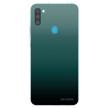 Picasee átlátszó szilikon tok az alábbi mobiltelefonokra Samsung Galaxy M11 - Verdant Fade