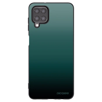 Picasee fekete szilikon tok az alábbi mobiltelefonokra Samsung Galaxy A12 A125F - Verdant Fade