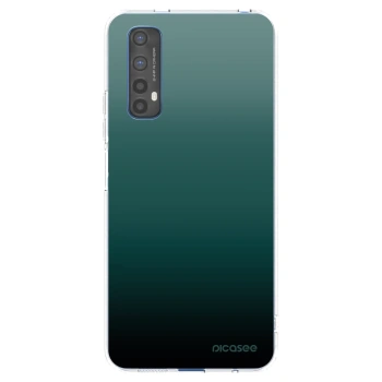 Picasee átlátszó szilikon tok az alábbi mobiltelefonokra Realme 7 - Verdant Fade