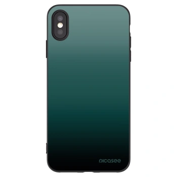 Picasee fekete szilikon tok az alábbi mobiltelefonokra Apple iPhone XS Max - Verdant Fade