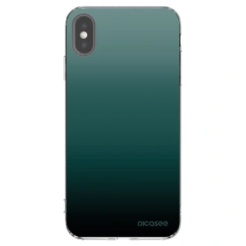 Picasee átlátszó szilikon tok az alábbi mobiltelefonokra Apple iPhone XS Max - Verdant Fade