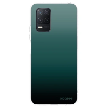 Picasee átlátszó szilikon tok az alábbi mobiltelefonokra Realme 8 5G - Verdant Fade