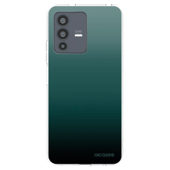 Picasee átlátszó szilikon tok az alábbi mobiltelefonokra Vivo V23 5G - Verdant Fade