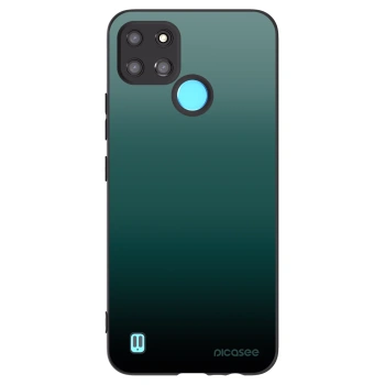Picasee fekete szilikon tok az alábbi mobiltelefonokra Realme C21Y - Verdant Fade