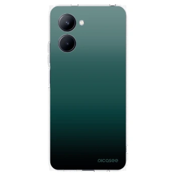 Picasee átlátszó szilikon tok az alábbi mobiltelefonokra Realme C33 (2023) - Verdant Fade