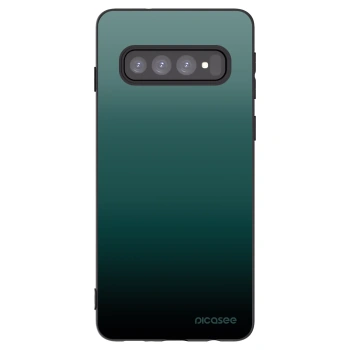 Picasee fekete szilikon tok az alábbi mobiltelefonokra Samsung Galaxy S10 G973 - Verdant Fade