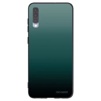 Picasee fekete szilikon tok az alábbi mobiltelefonokra Samsung Galaxy A70 A705F - Verdant Fade