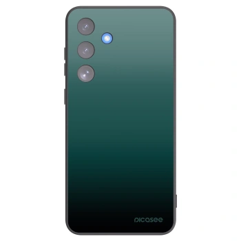 Picasee fekete szilikon tok az alábbi mobiltelefonokra Samsung Galaxy S25 FE 5G - Verdant Fade