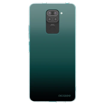 Picasee fekete szilikon tok az alábbi mobiltelefonokra Xiaomi Redmi Note 9 - Verdant Fade