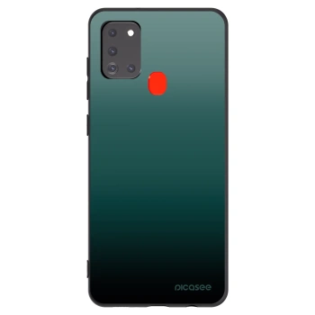 Picasee fekete szilikon tok az alábbi mobiltelefonokra Samsung Galaxy A21s - Verdant Fade