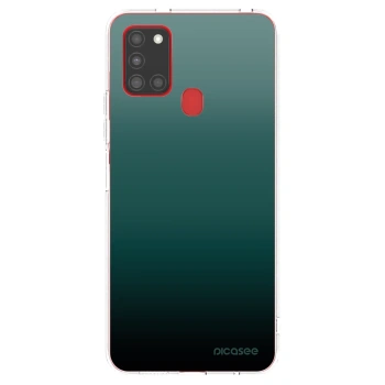 Picasee átlátszó szilikon tok az alábbi mobiltelefonokra Samsung Galaxy A21s - Verdant Fade