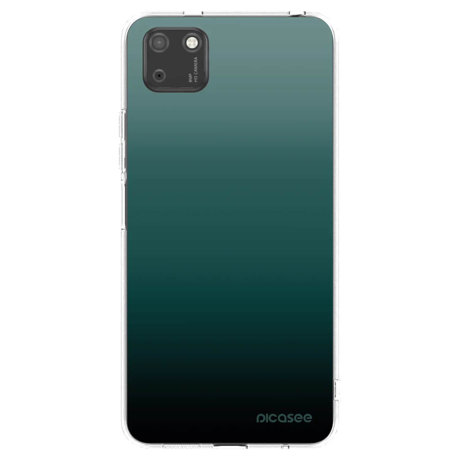 Picasee átlátszó szilikon tok az alábbi mobiltelefonokra Huawei Y5P - Verdant Fade