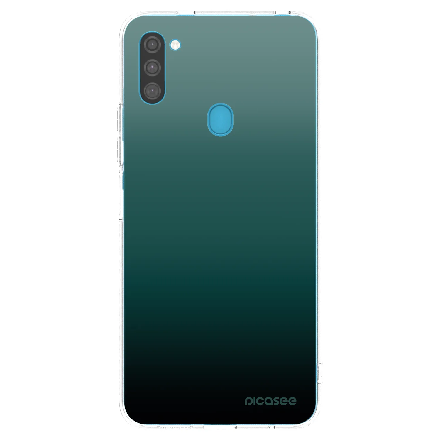 Picasee átlátszó szilikon tok az alábbi mobiltelefonokra Samsung Galaxy M11 - Verdant Fade