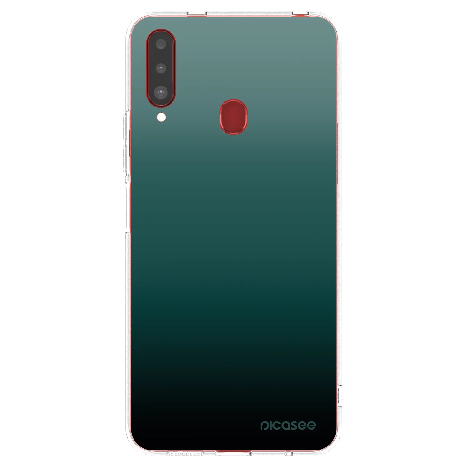 Picasee átlátszó szilikon tok az alábbi mobiltelefonokra Samsung Galaxy A20s - Verdant Fade