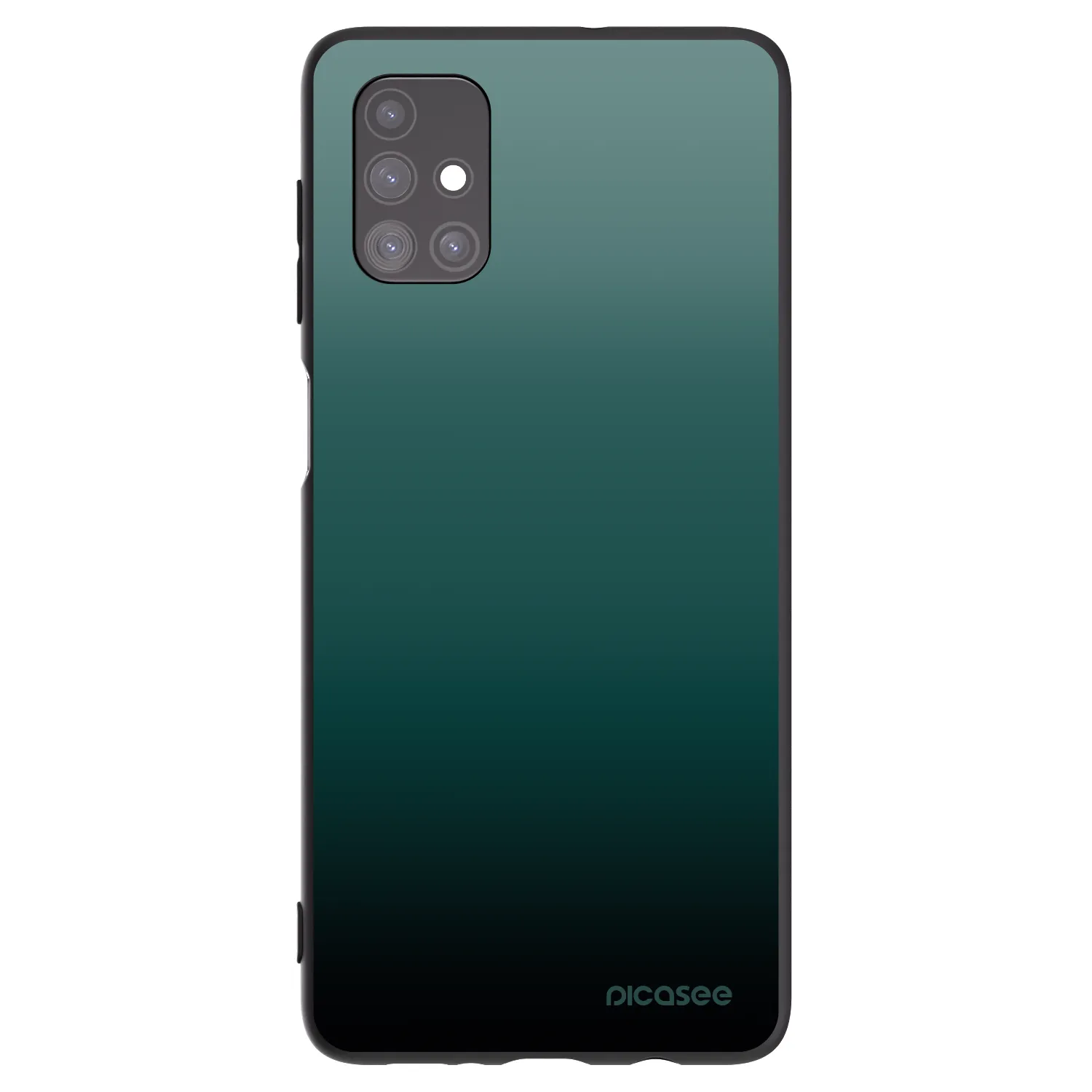 Picasee fekete szilikon tok az alábbi mobiltelefonokra Samsung Galaxy M51 M515F - Verdant Fade