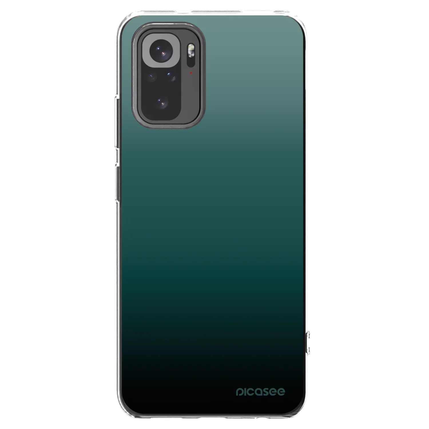Picasee átlátszó szilikon tok az alábbi mobiltelefonokra Xiaomi Redmi Note 10 - Verdant Fade