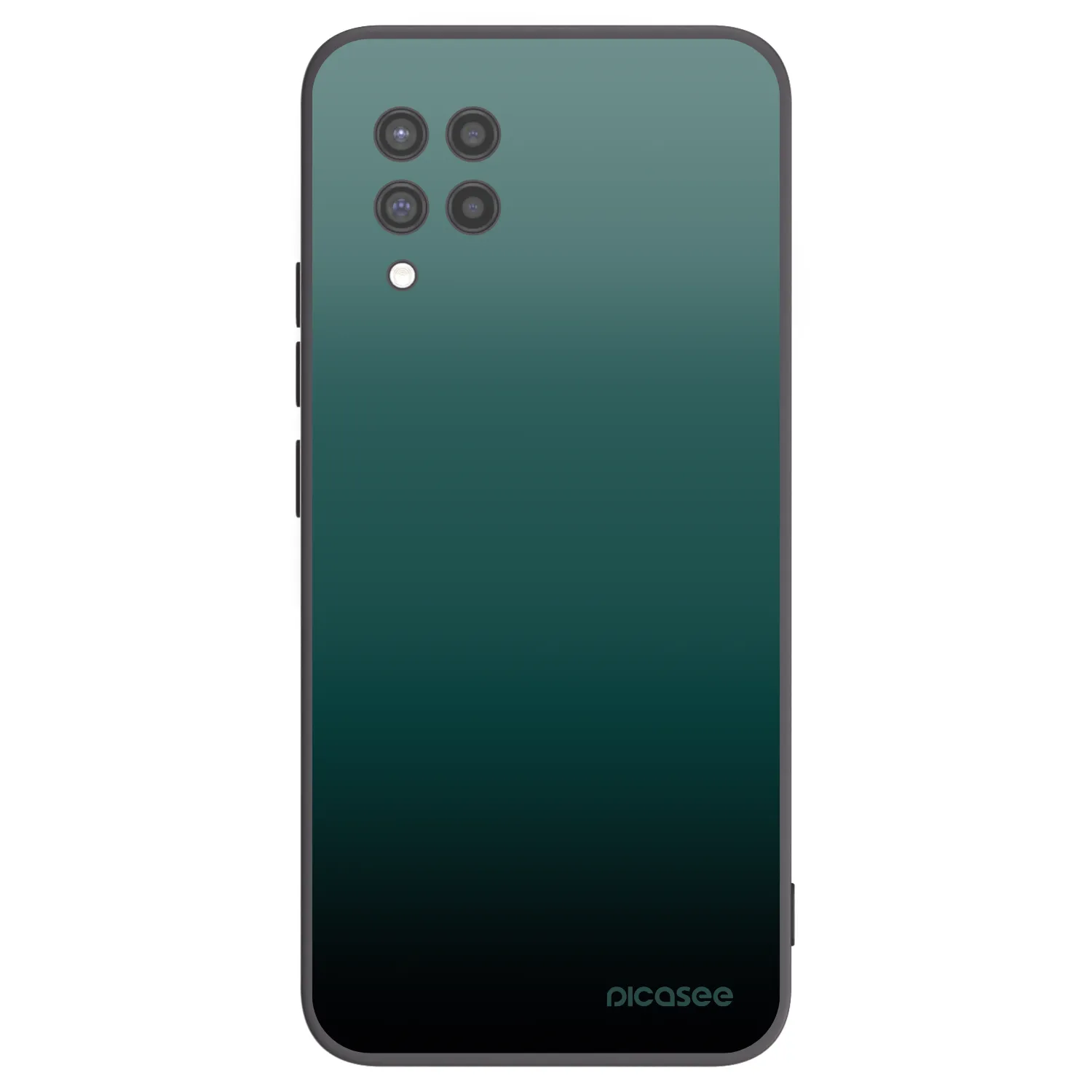 Picasee fekete szilikon tok az alábbi mobiltelefonokra Samsung Galaxy A42 A426B - Verdant Fade