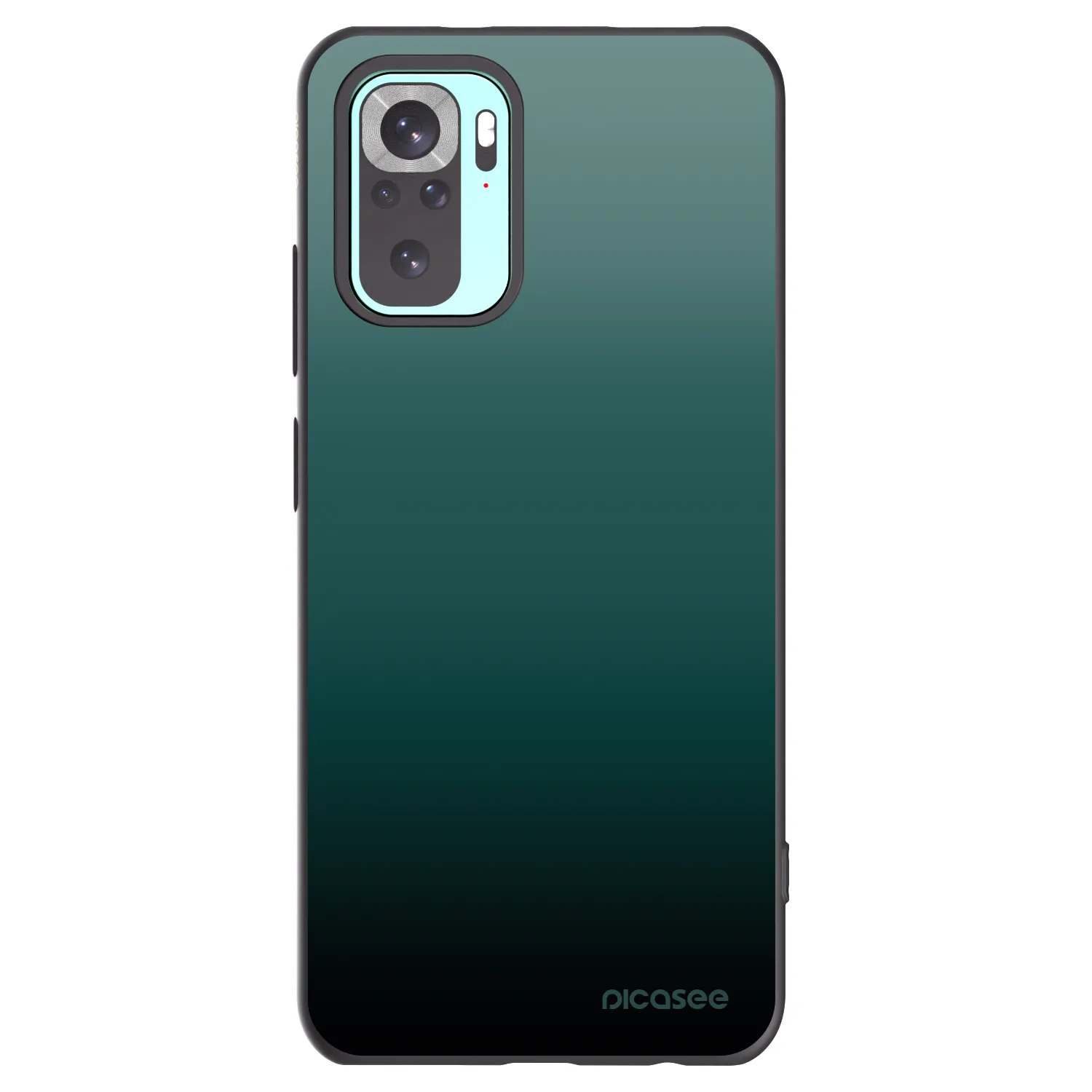 Picasee fekete szilikon tok az alábbi mobiltelefonokra Xiaomi Redmi Note 10 Pro - Verdant Fade