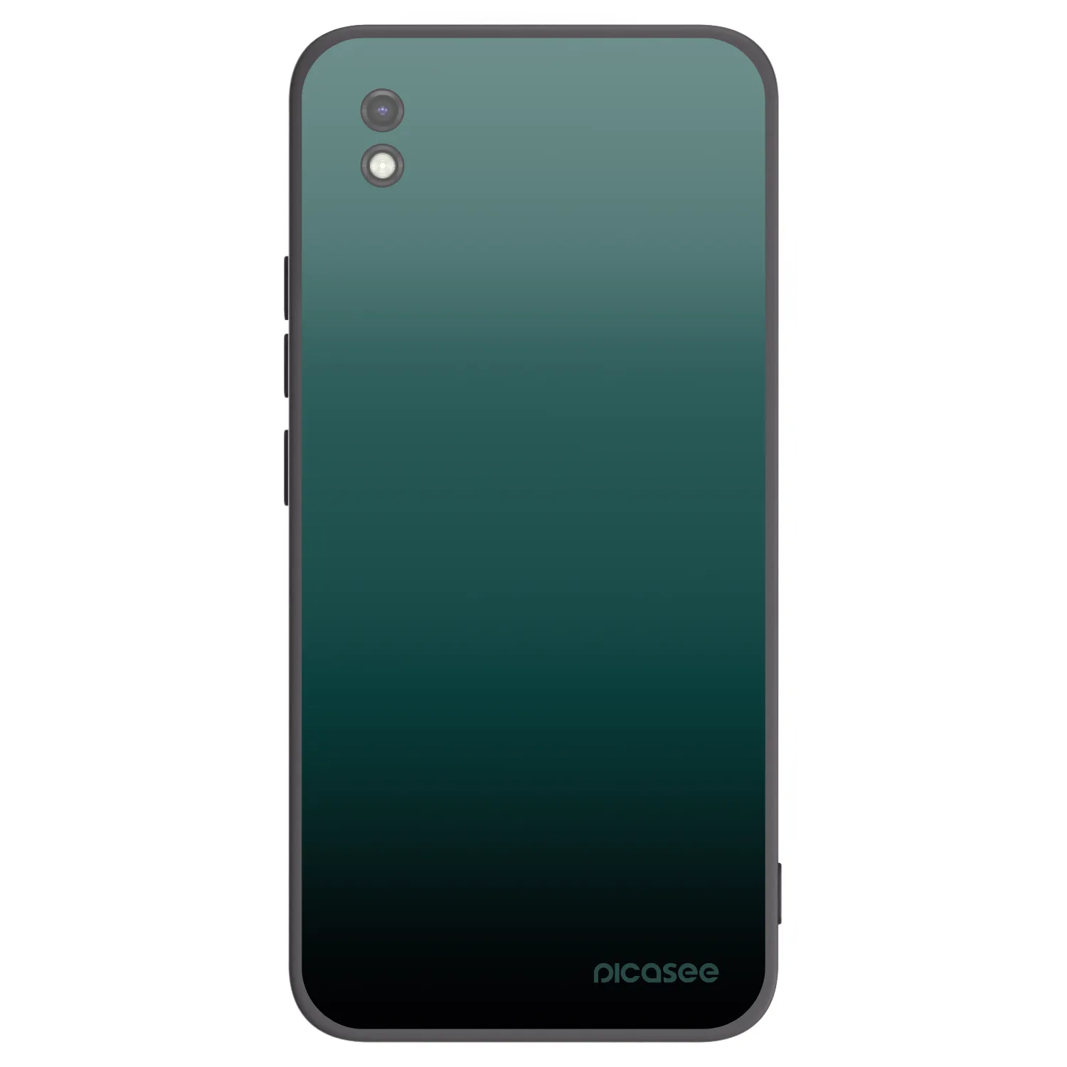 Picasee fekete szilikon tok az alábbi mobiltelefonokra Xiaomi Redmi 9AT - Verdant Fade