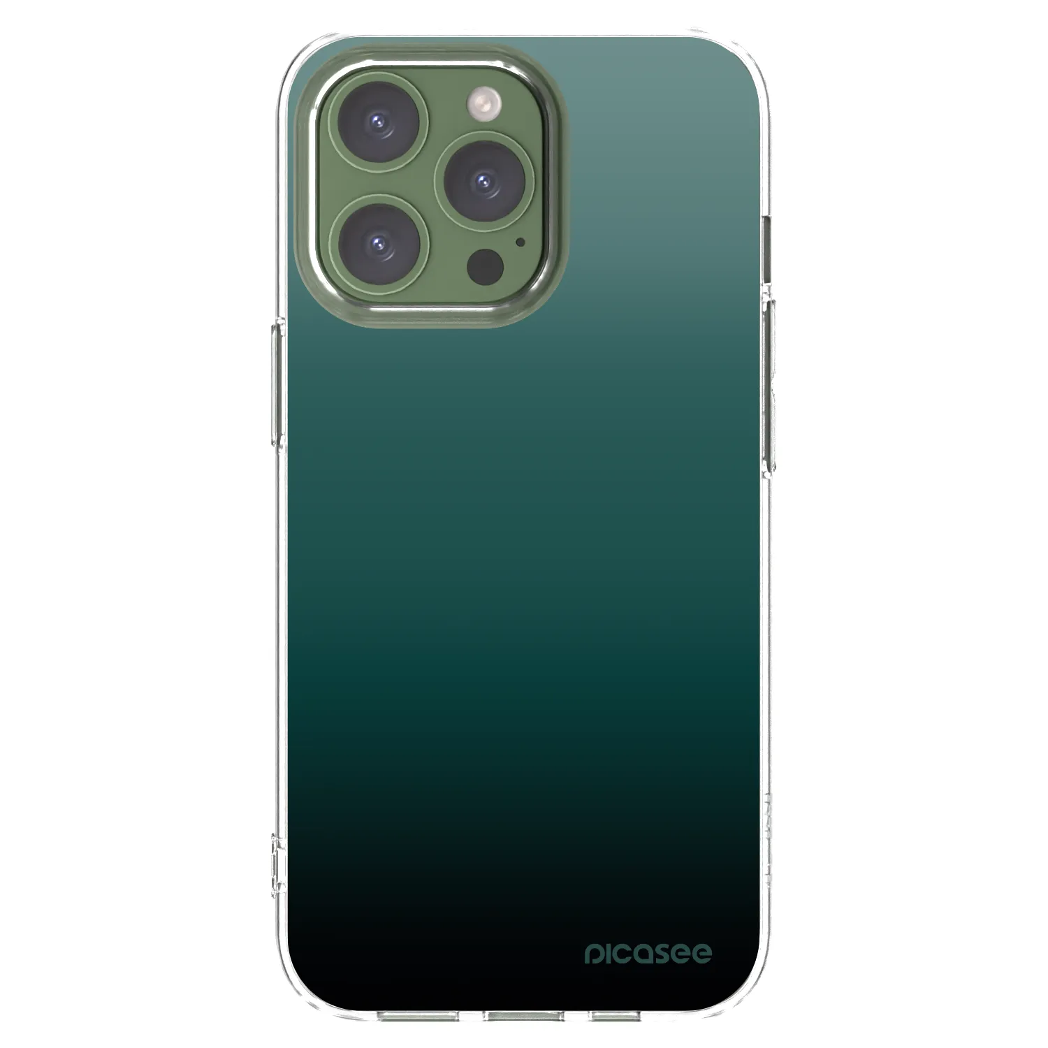Picasee átlátszó szilikon tok az alábbi mobiltelefonokra Apple iPhone 13 Pro - Verdant Fade